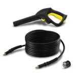 סט: צינור 12 מטר, אקדח התזה ומתאם לחיבור מהיר