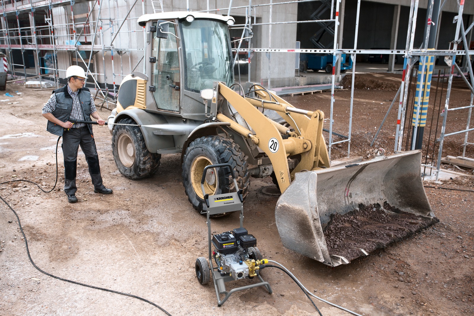 שטיפה בלחץ מים קרים – מנוע עצמאי HD 7/20