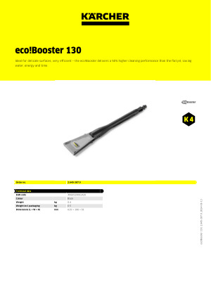 מידע על המוצר eco!Booster 130