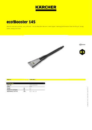 מידע על המוצר eco!Booster 145