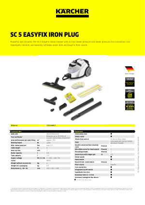 קיטורית ביתית SC 5 EasyFix Iron Plug