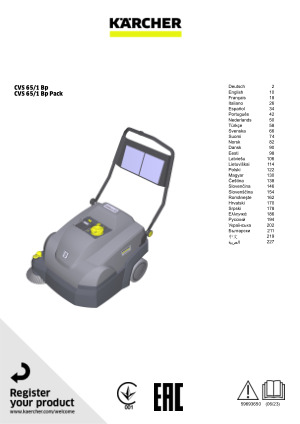 שואב אבק לשטיחים CVS 65/1 Bp