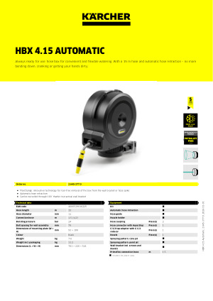 ארגז צינור אוטומטי HBX 4.15