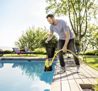 משאבת טבילה יניקה שטוחה SP 17.000 חיישן מפלס שטוח